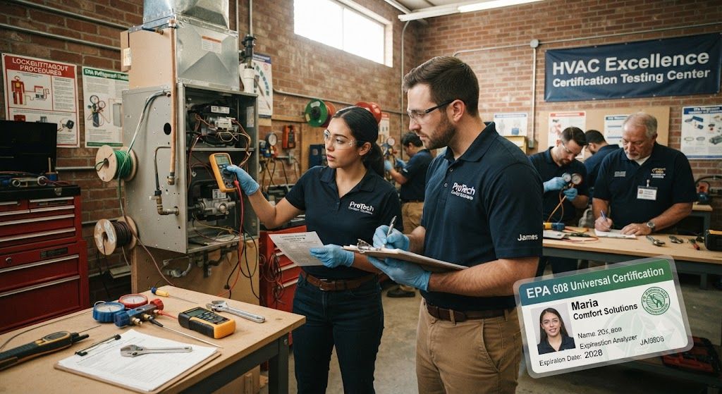 HVAC maintenance certification program