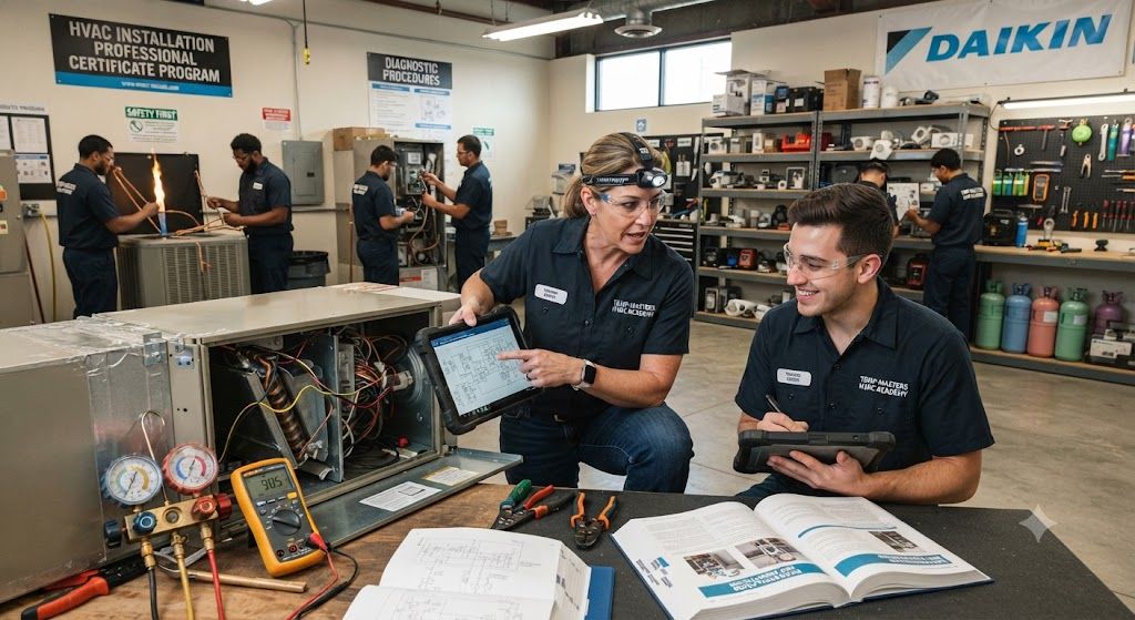 HVAC installation professional certificate program