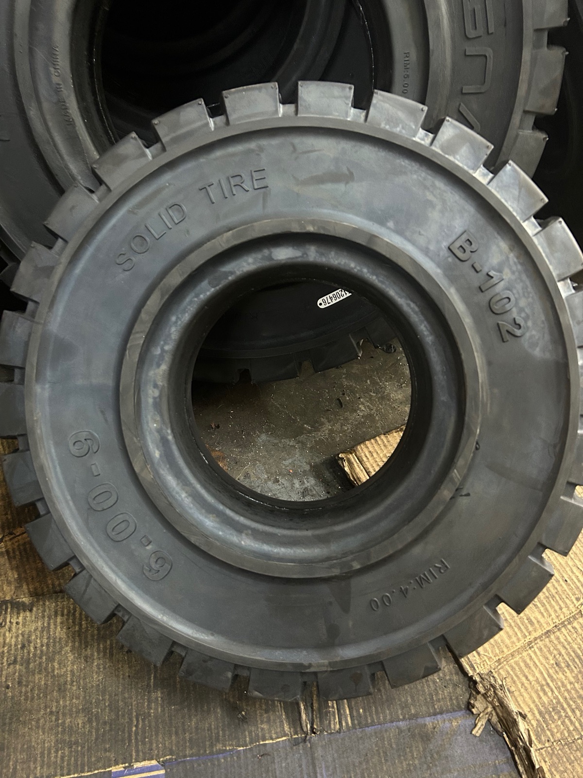 Forklift Solid Tyre 6.00-9 Solid Tyre | Heavy Duty Industrial Forklift Tyre