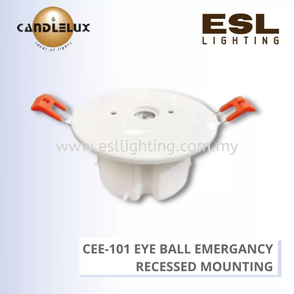 CANDLELUX EYE BALL EMERGENCY RECESSED MOUNTING - CEE-101