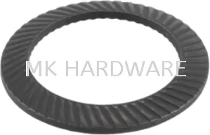 DISC SPRING WASHER FOR CAP / RIBBED WASHER