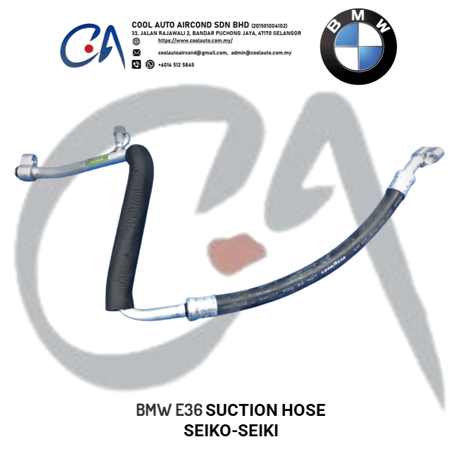 BMW E36 SUCTION HOSE SEIKO-SEIKI