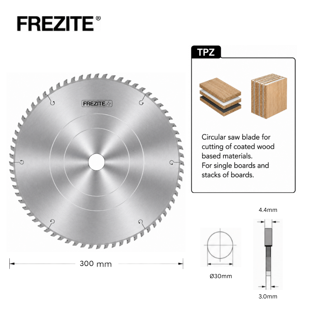 Frezite 12" X 72T X 30H TPZ (4.4) TCT SAW BLADE
