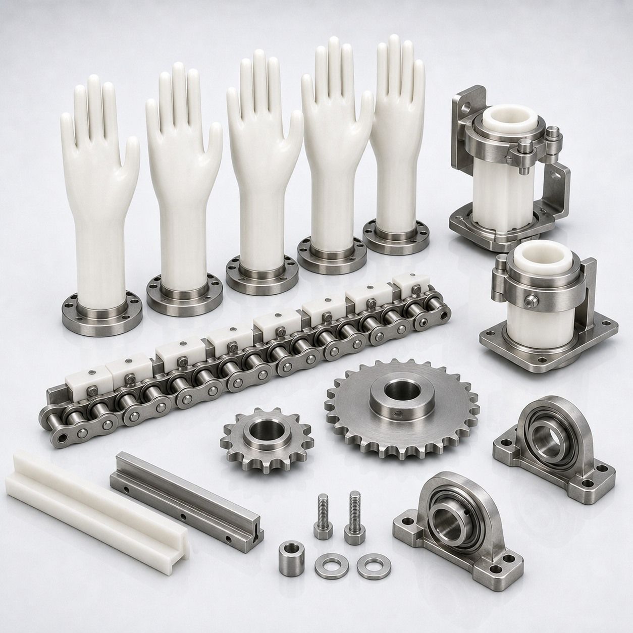Former conveyor parts