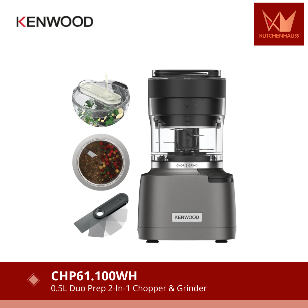 KENWOOD - 0.5L Duo Prep 2-In-1 Chopper & Grinder | CHP80.000SI