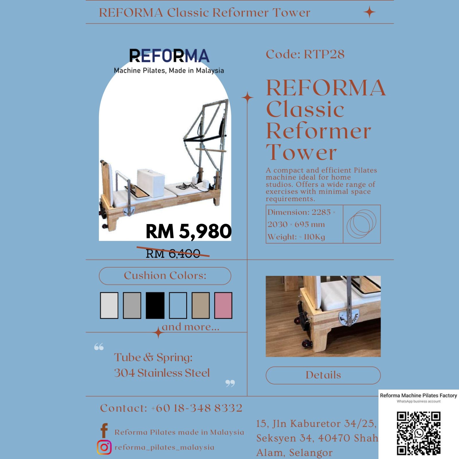 REFORMA Classic Reformer Tower