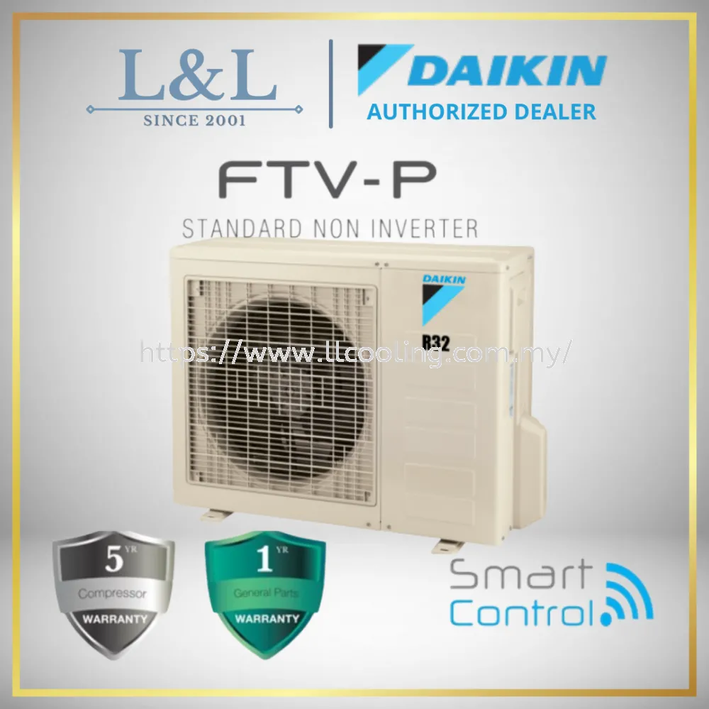 UnDaikin FTV-P Series R32 Standard Non Inverter Air Conditioner  (1HP/1.5HP/2HP/2.5HP) (FTV28PB/FTV35PB/FTV50PB/FTV60PB)titled