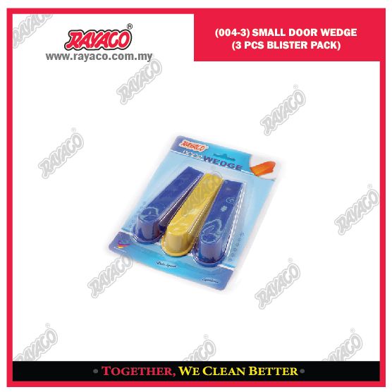 (004-3) Small Door Wedge (3 pcs Blister Pack)