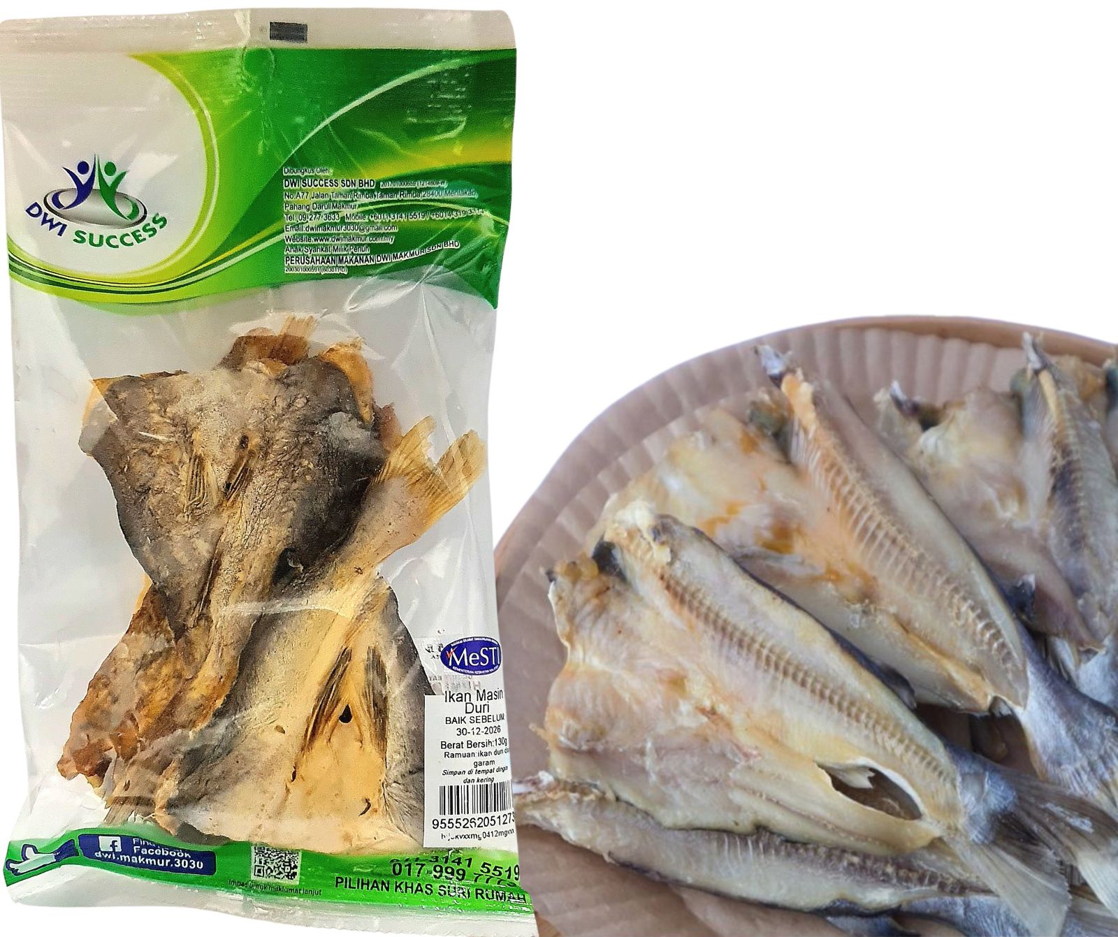 Ikan Masin Duri 130G RM 5.50 X 5 UNITS C.Dwi Success