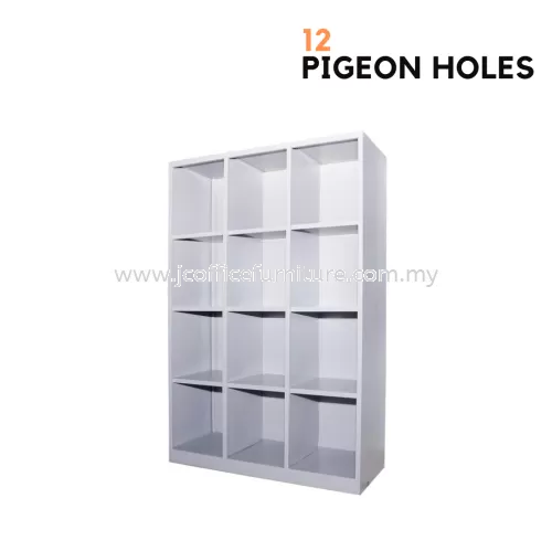  12 Steel Pigeon Holes Cabinet