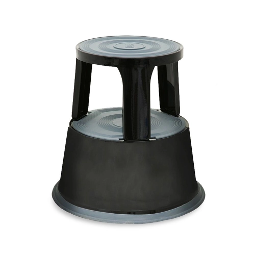 Mobile metal stool - KICK STEP STOOL