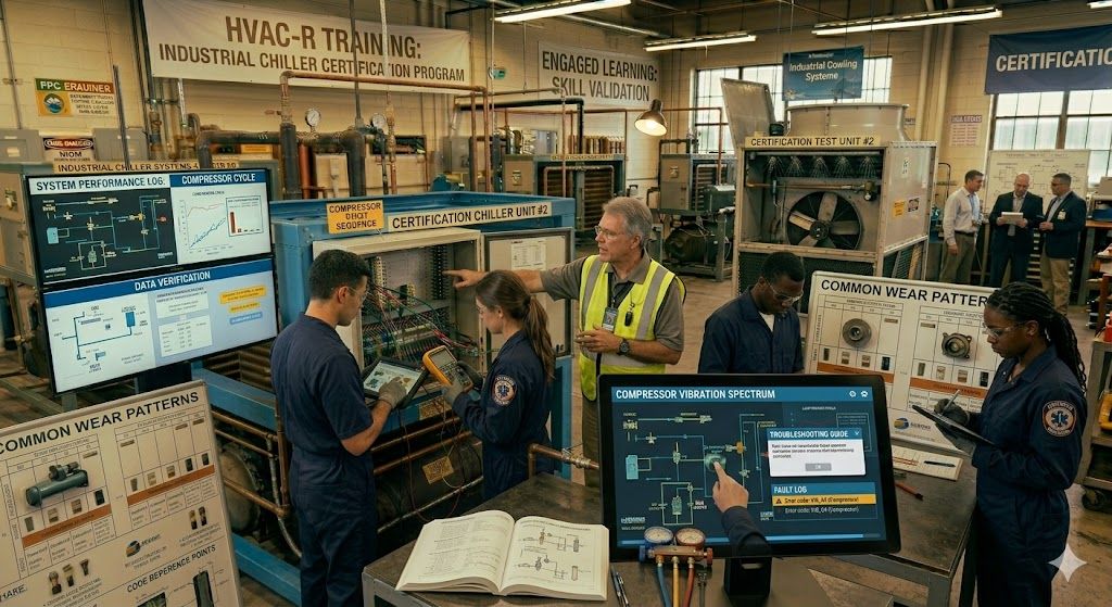 Industrial water chiller system training