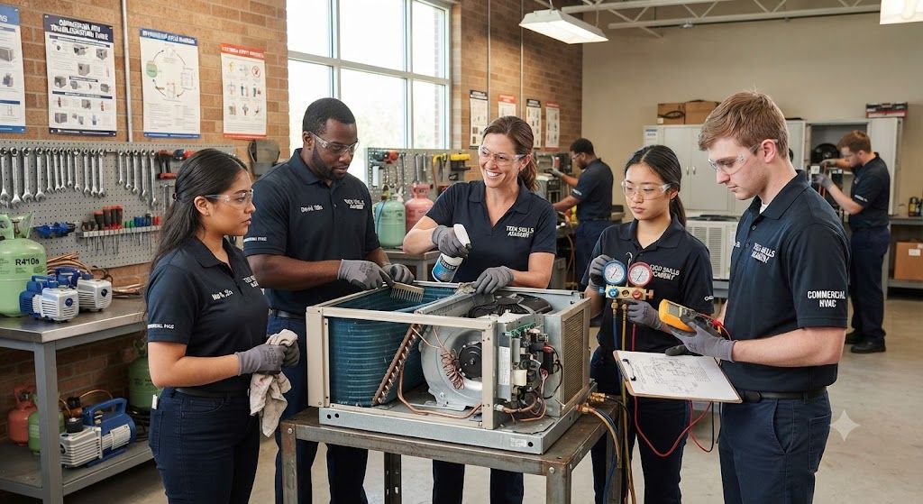 Commercial air conditioning servicing course