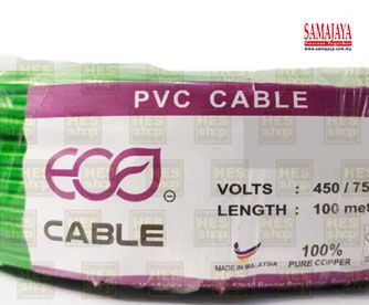 Eco 10mm PVC Cable (Green)