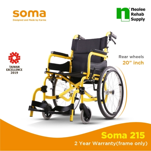 SOMA 215 LIGHTWEIGHT WHEELCHAIR (20'')