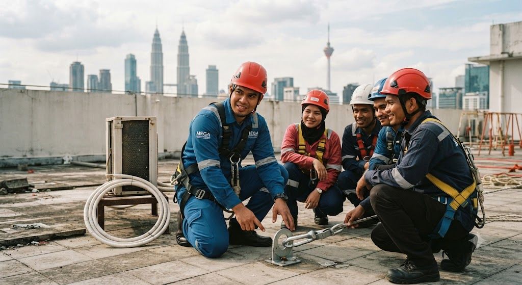 HVAC height safety training Malaysia