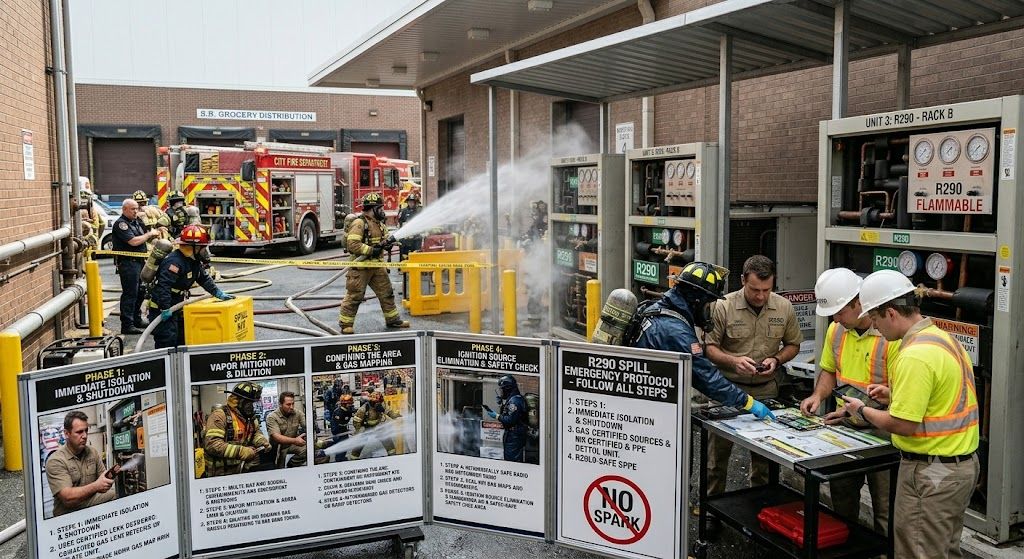 R290 spill emergency protocol