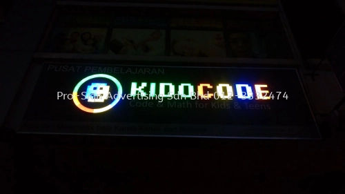 OUTDOOR EG BOX UP LED SIGNBOARD (KIDOCODE, SOLARIS MONT KIARA, 2017)