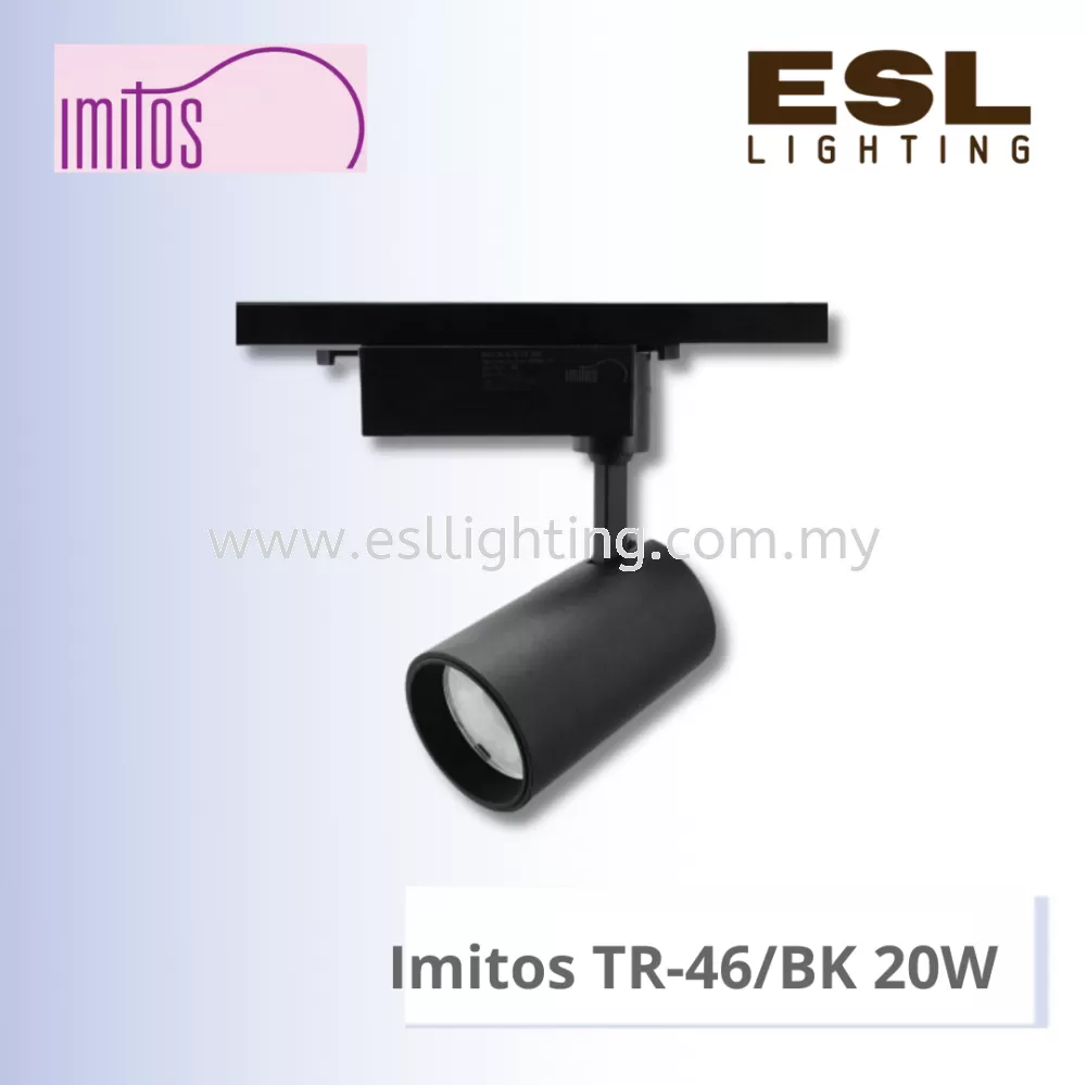 IMITOS LED TRACK LIGHT 20W - TR-46/BK