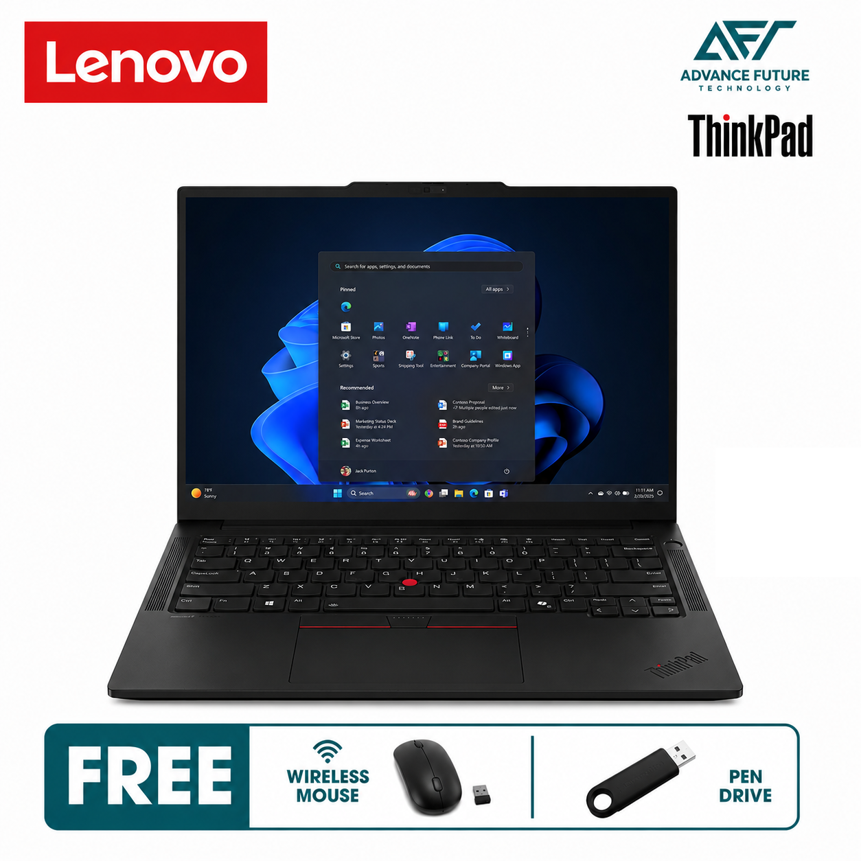 Lenovo ThinkPad E14 Gen 7 21SXS00600 14'' WUXGA Business Laptop Black ( Intel Core Ultra 5 225H, 16GB, 512GB SSD, Intel, W11Pro )