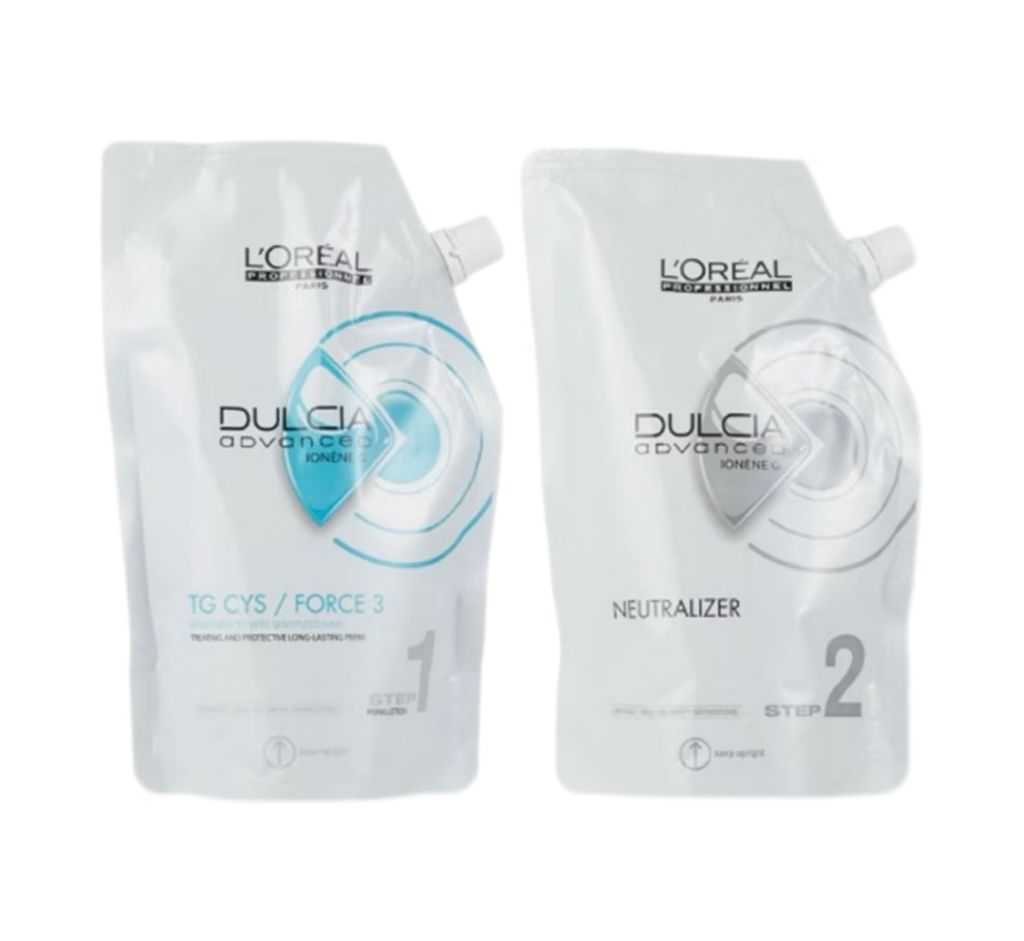 LOREAL Dulcia Advance Pouch Neutralizer 400ml TG CYS /FORCE 3 (Blue) Perm Lotion 400ml