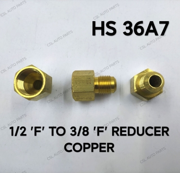 HS 36A7 1/2 'F' TO 3/8 'F' Reducer Copper
