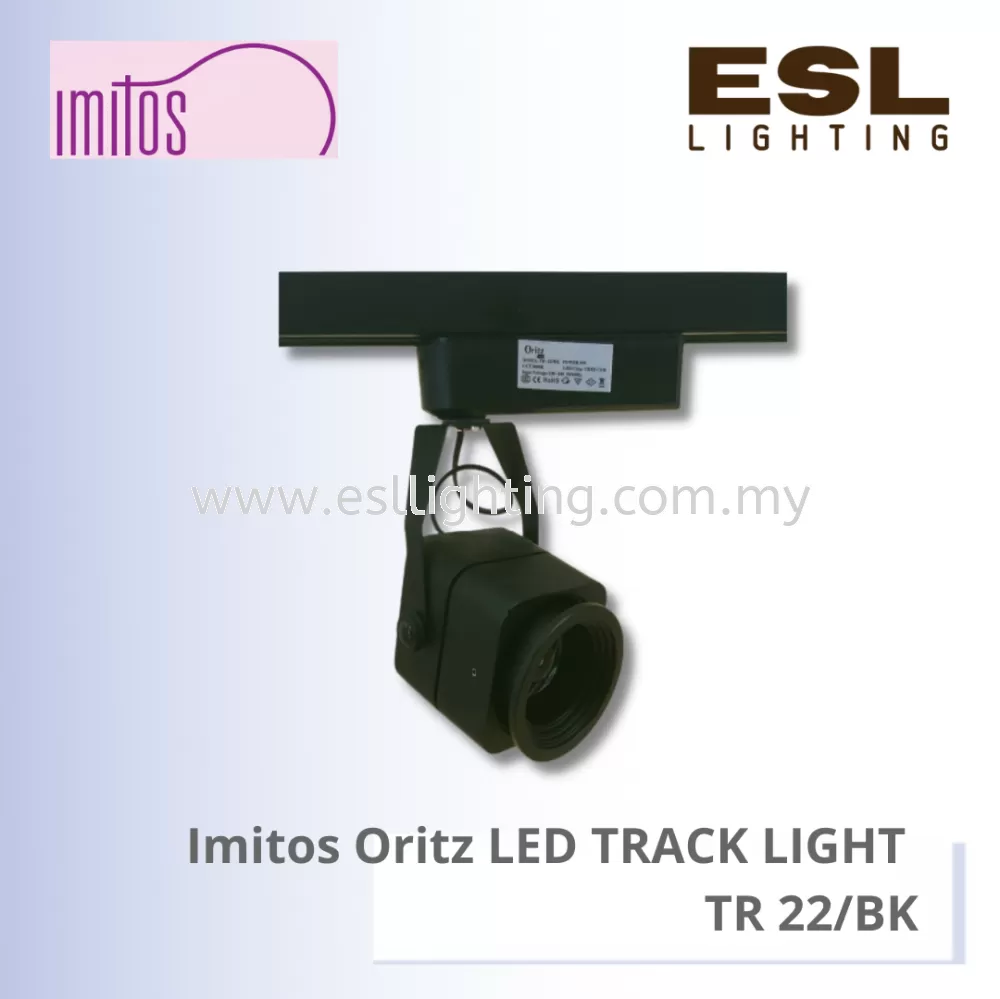 IMITOS Oritz LED TRACK LIGHT 9W - TR 22/BK