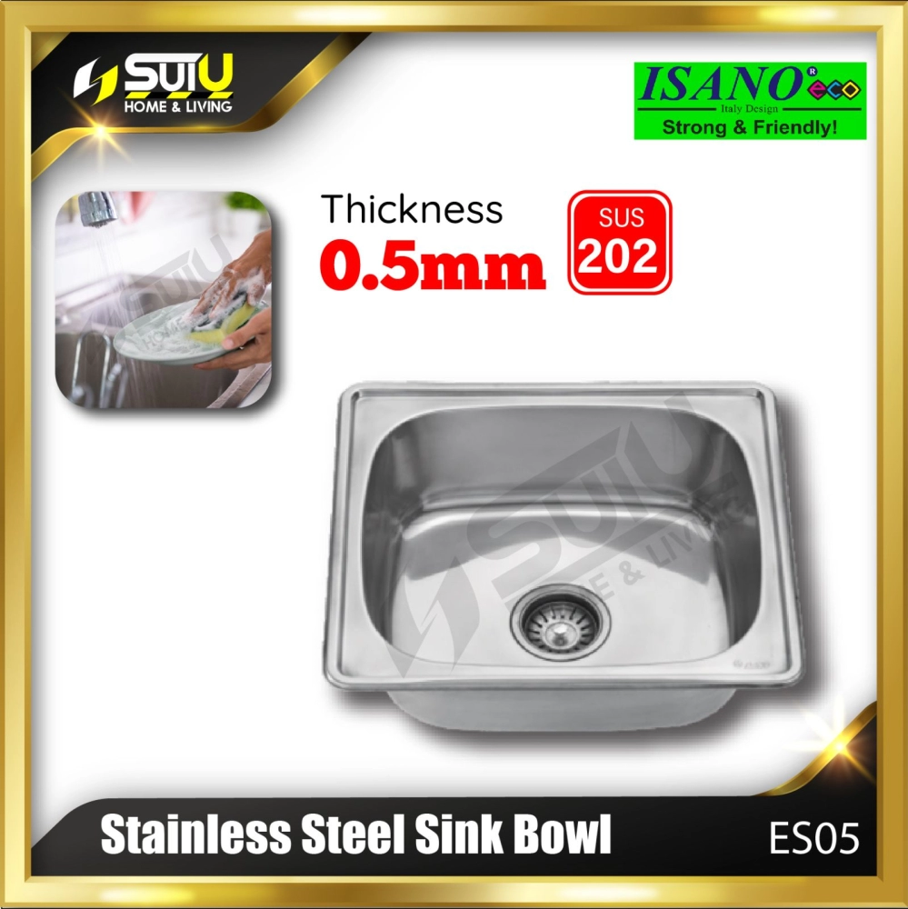 ISANO ES05 Stainless Steel Kitchen Sink Bowl