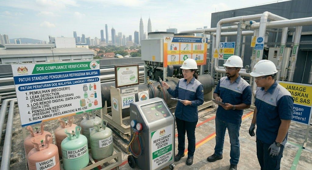 industrial cooling system refrigerant compliance Malaysia