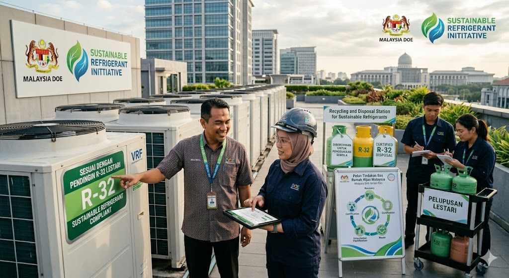 sustainable HVAC systems refrigerant Malaysia DOE