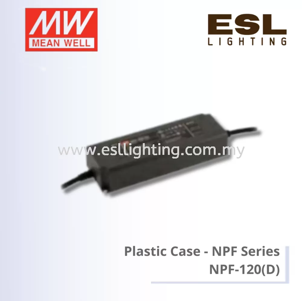 MEANWELL Plastic Case NPF Series - NPF-120 (D) 