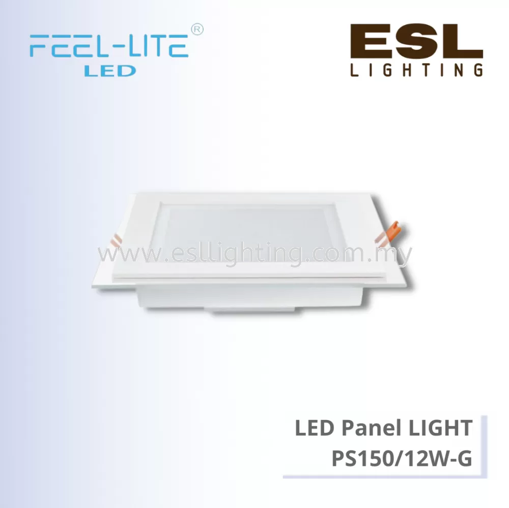 FEEL LITE LED RECESSED DOWNLIGHT SQUARE 12W - PS150/12W-G