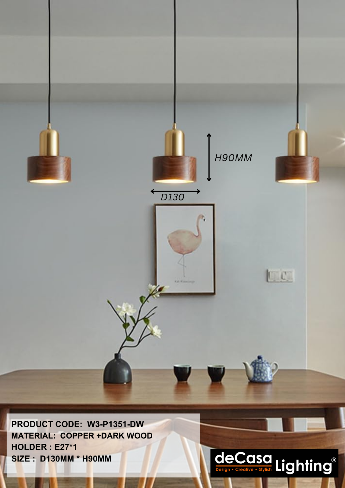 SINGLE PENDANT LIGHTS (P1351)