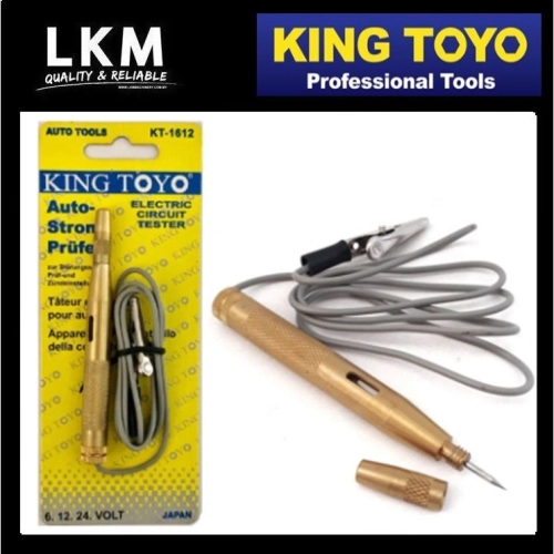 KING TOYO ELECTRIC CIRCUIT TESTER (CARLIGHT TESTER) KT-1612