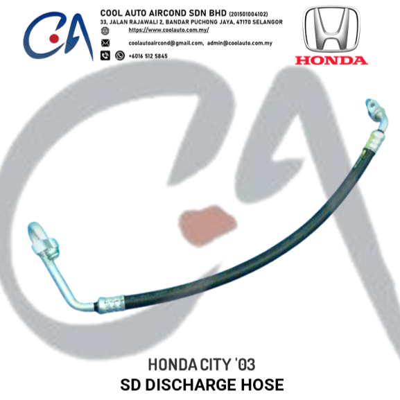 HONDA CITY '03 SD DISCHARGE HOSE