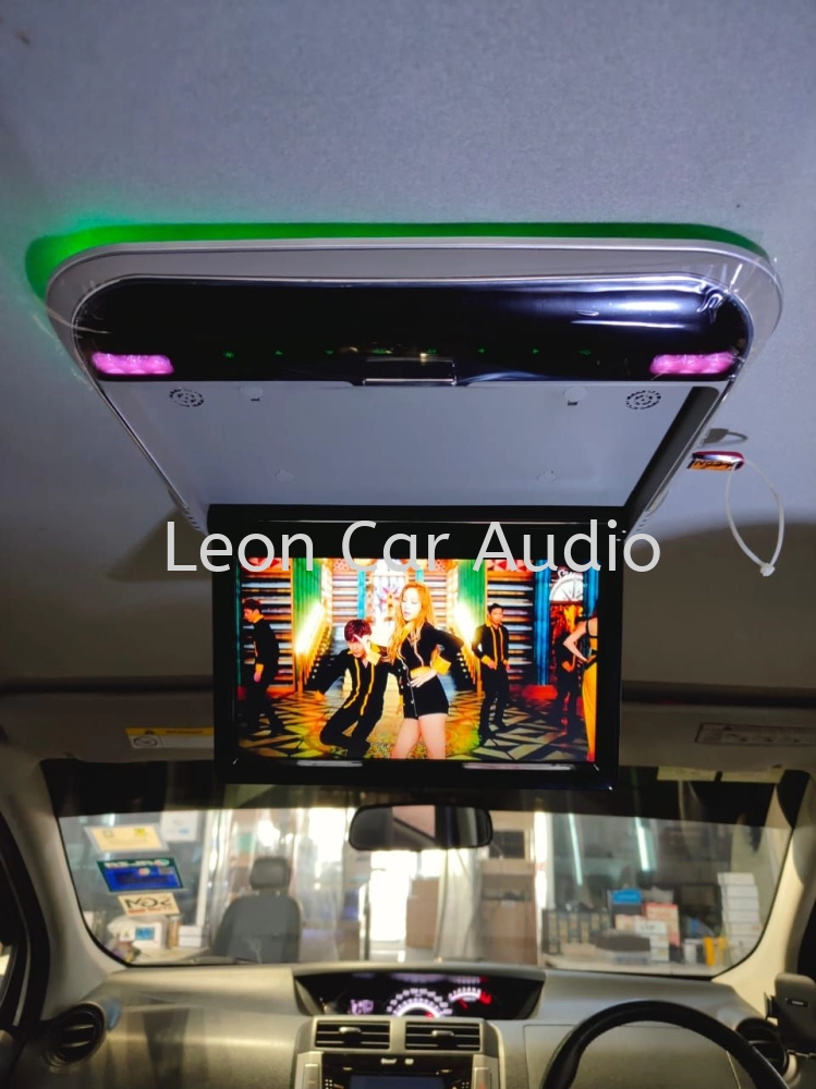 Perodua alza 11.6" full hd hdmi usb mp4 roof led monitor