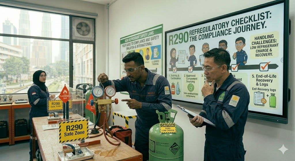 R290 refrigerant handling laaw