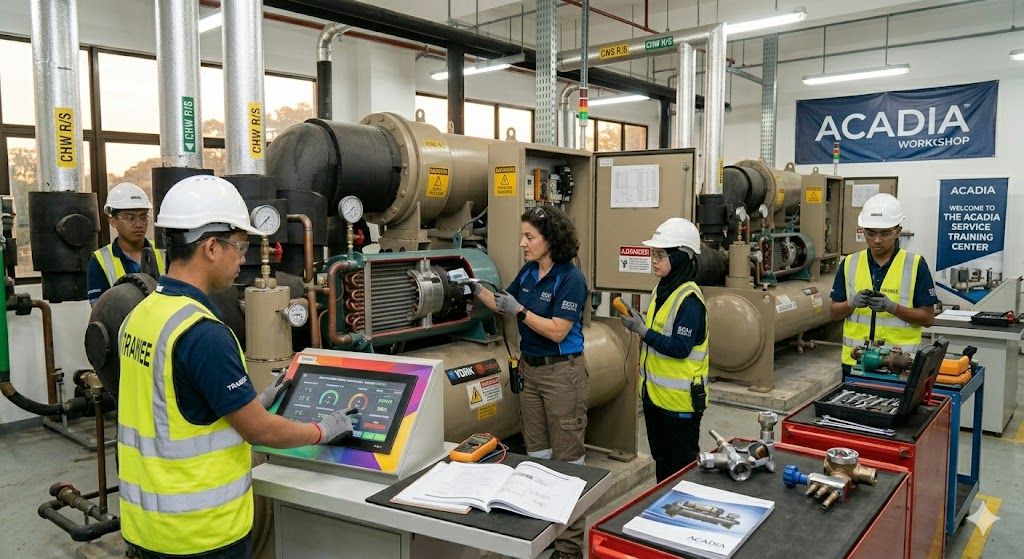 Building service chiller workshop