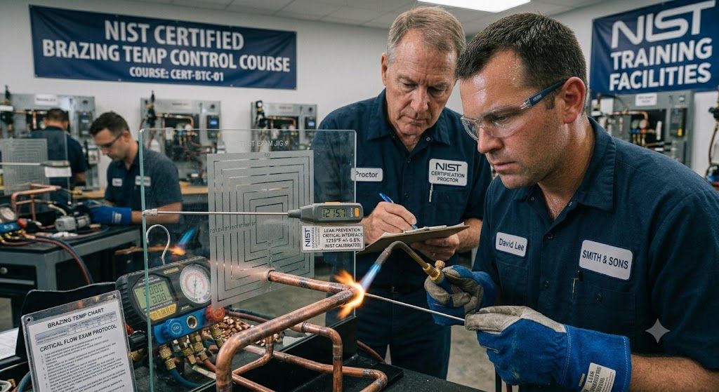 HVAC brazing temperature control certification course