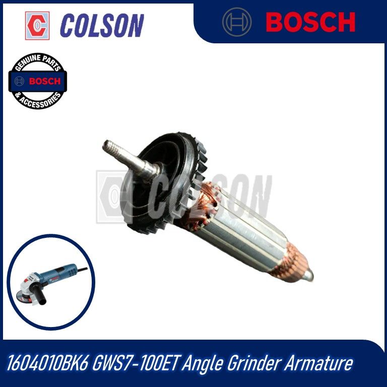 BOSCH 1604010BK6 GWS7-100ET Angle Grinder Armature