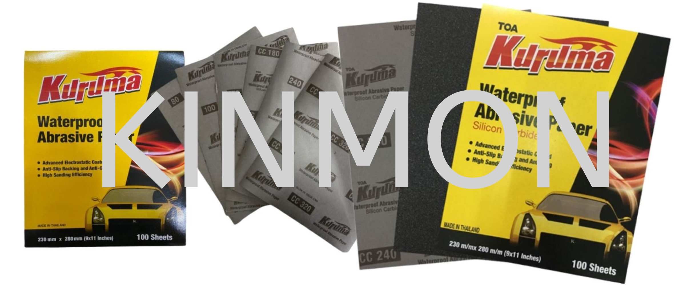 KURUMA Sand Paper - Made In Thailand