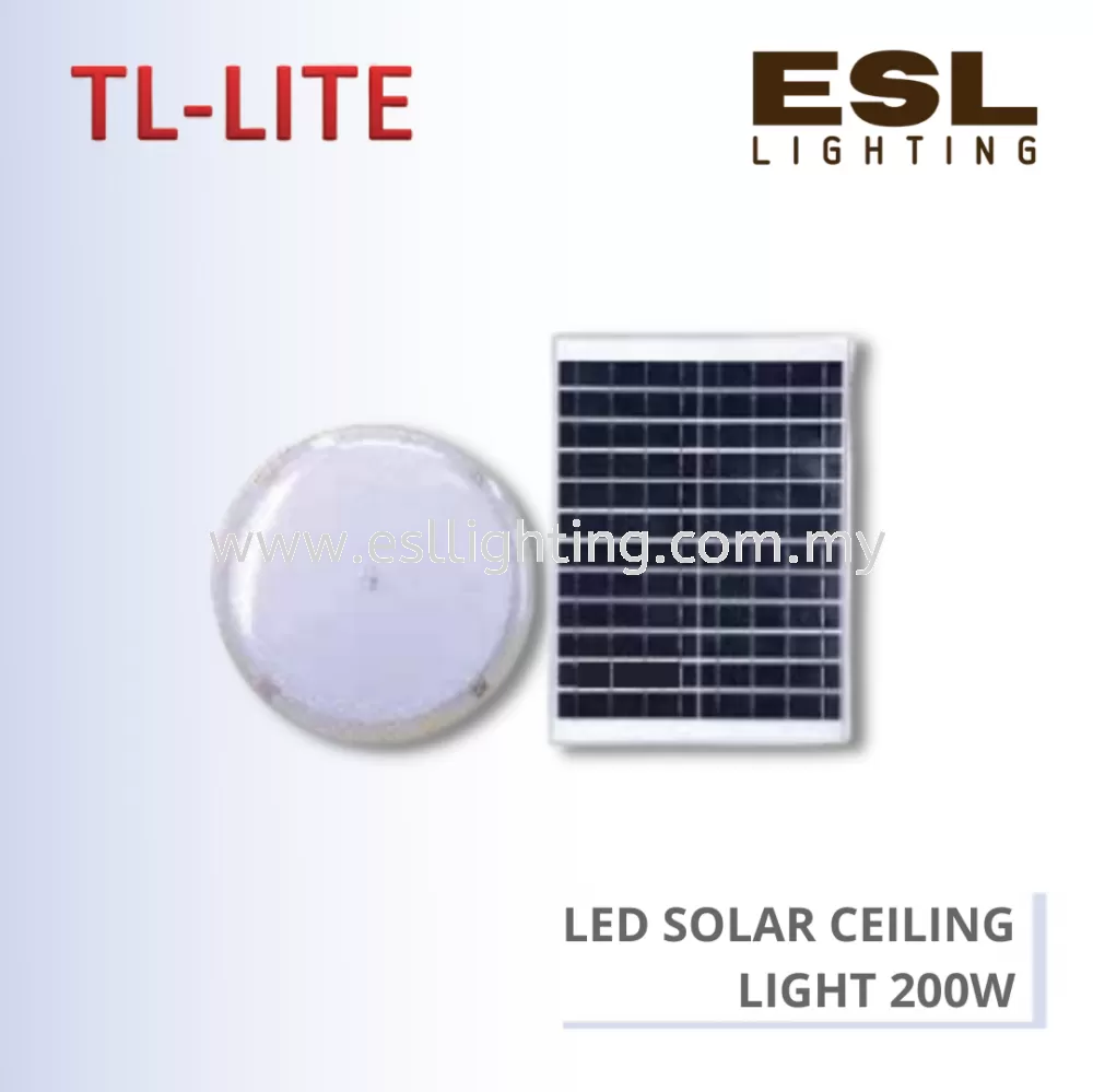 TL-LITE SOLAR LIGHT - LED SOLAR CEILING LIGHT - 200W