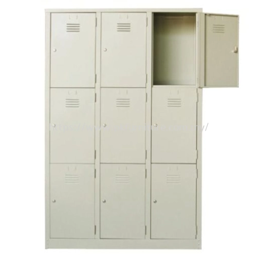 STEEL LOCKER - PK-SL-11-15-G1 - 9 COMPARTMENT STEEL LOCKER