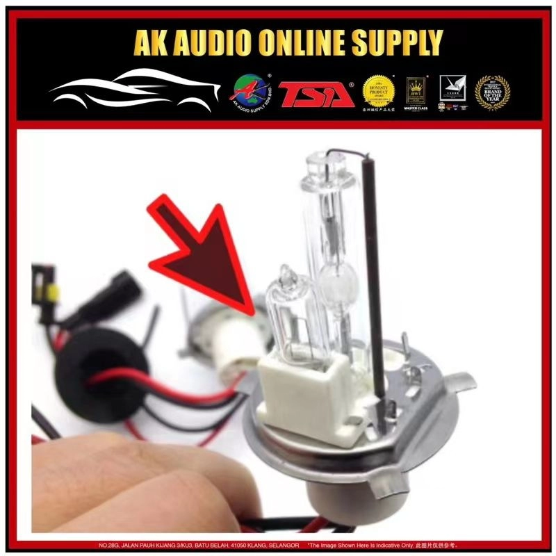 [1 pc ] HID H4 HALOGEN BULB ONLY - H12050