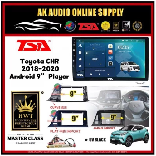 818 2+32GB◾TSA Toyota CHR 2018 - 2020 Android 9'' inch DSP/QLED/CARPLAY Car Player Monitor
