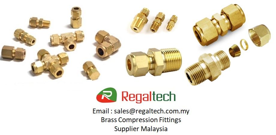 BRASS COMPRESSION TUBE FITTINGS