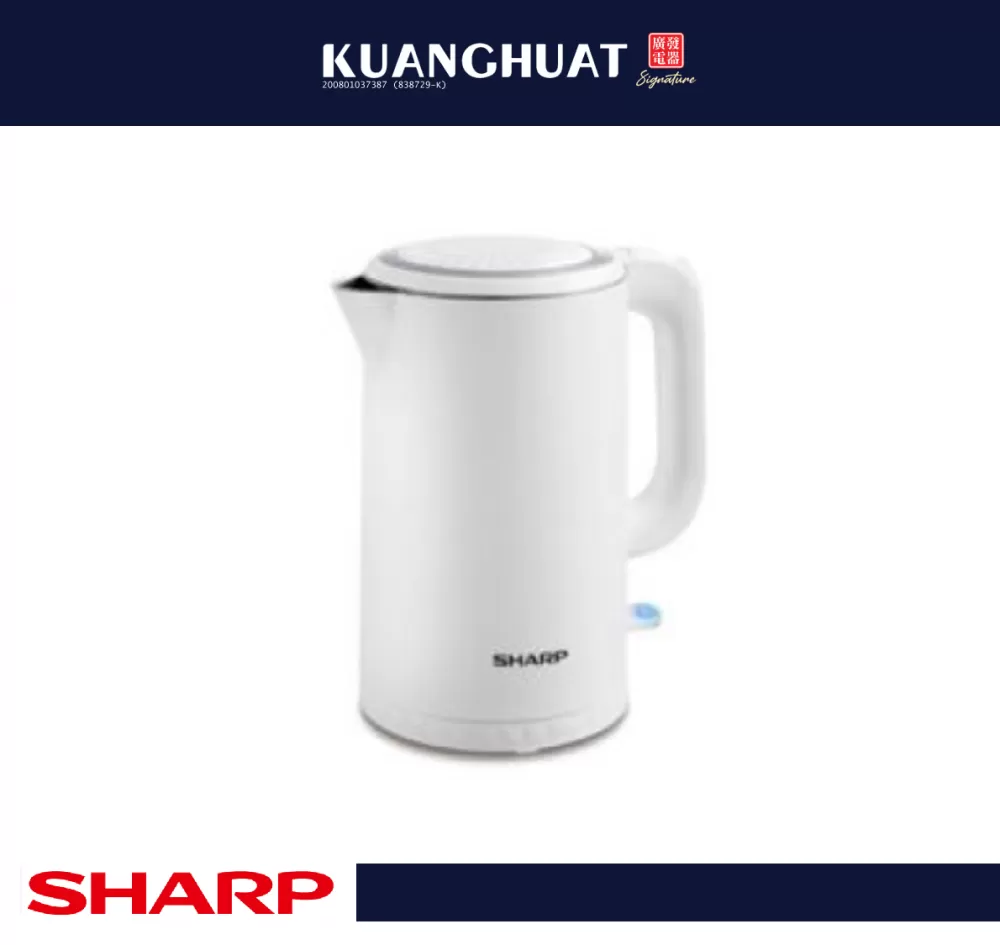 SHARP Electric Jug Kettle (1.7L) EKJ171WH/PK