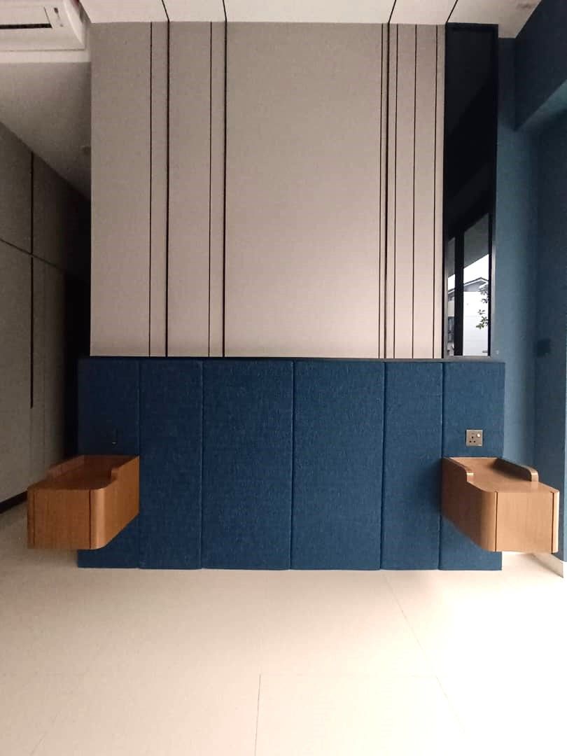 LAMINATED BEDSIDE TABLE | ROOM 2 AT BUKIT RAJA | PUNCAK ALAM | KAPAR
