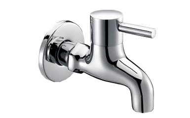 T-7224 1/2'' Brass Chrome Bib Tap – Durable Hose Bib Tap for Water Control