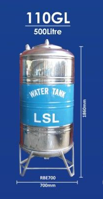 STAINLESS STEEL WATER TANK - RBE700